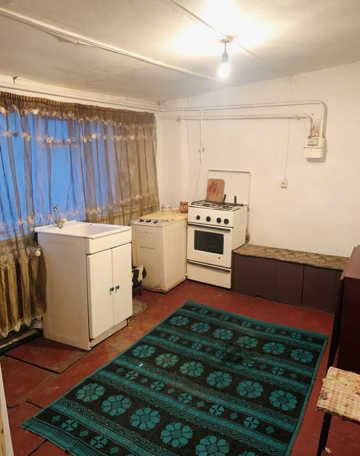 3-кімнатна квартира, Кегичівка: індивідуальне газове опалення, фото 4