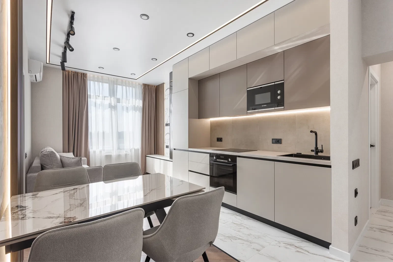 3-кімнатна квартира у ЖК 65 Жемчужина: Ecoflow, авторський проект, фото 5
