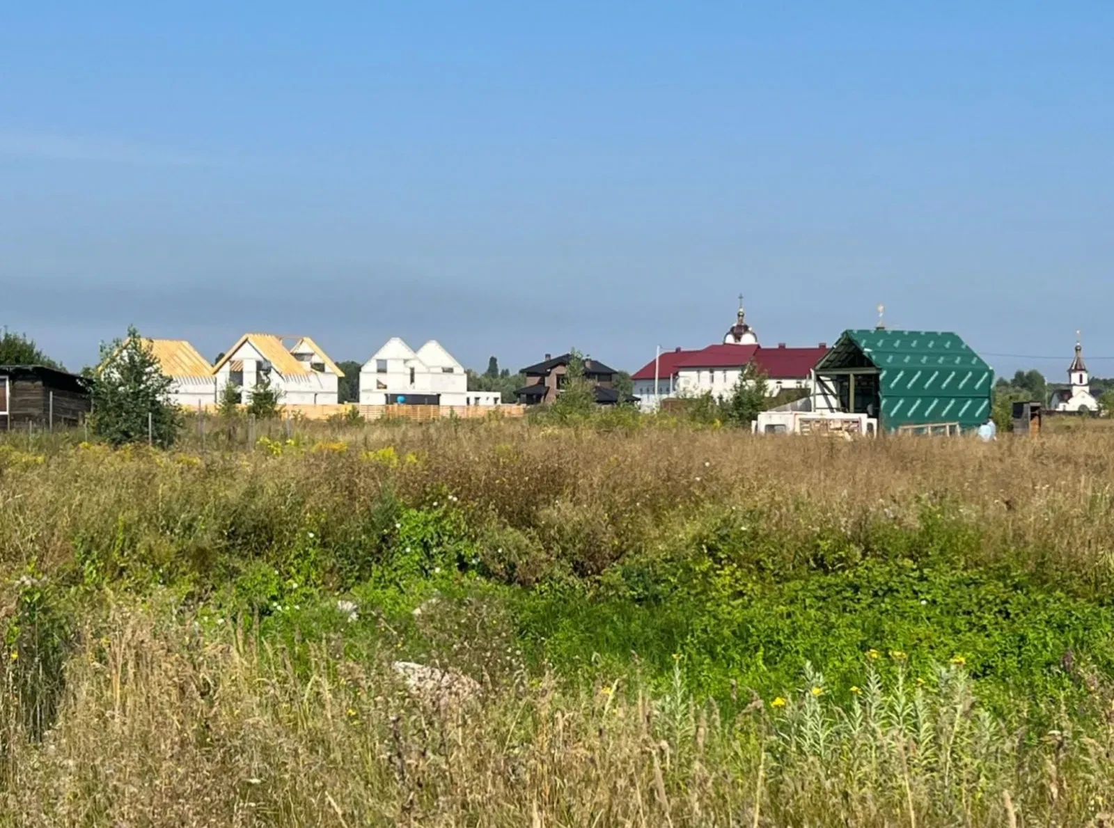 Участок 20 соток, Зазимье: свет на участке, возле Десны, фото 4