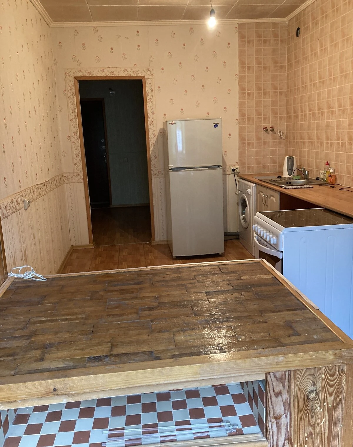 1-кімнатна квартира, Позняки: торг, цегляні стіни, фото 5