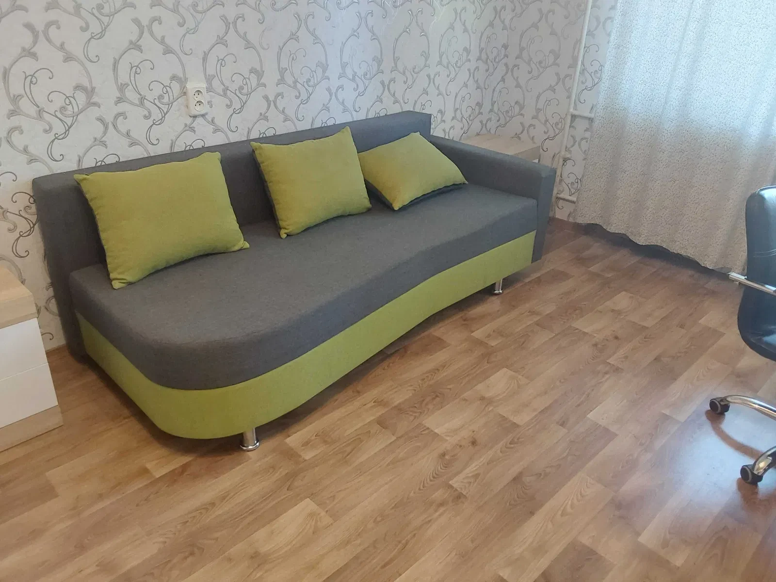 Гостинка, 7 Фонтана: можна з тваринами, нове двоспальне ліжко - фото 3