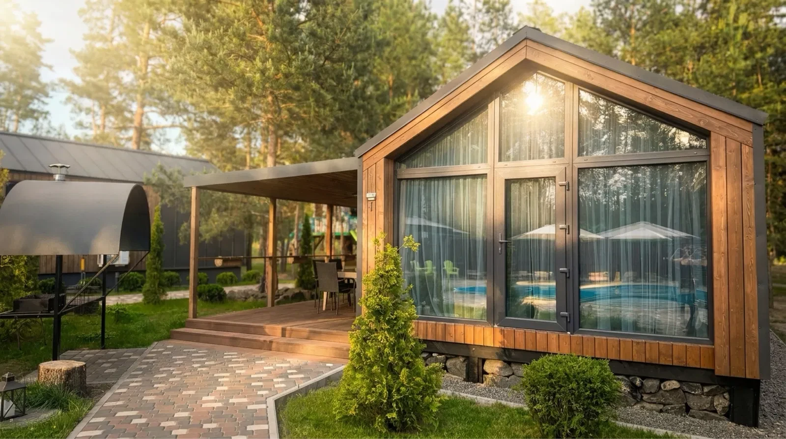 База відпочинку Skywood, Свідівок: 4 будинки, генератор 40 кВт - фото 2