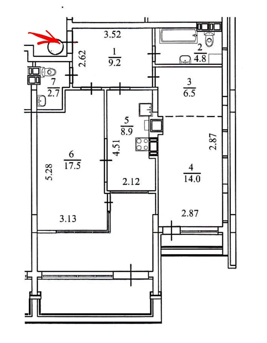 2-кімнатна квартира у ЖК Львівський квартал: зимовий сад 12 м² - фото 3