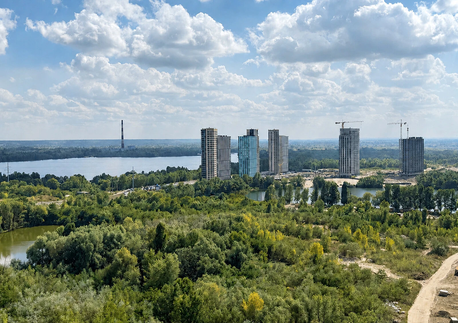 1-кімнатна квартира, Воскресенка: новобудова, здача 2026 - фото 1