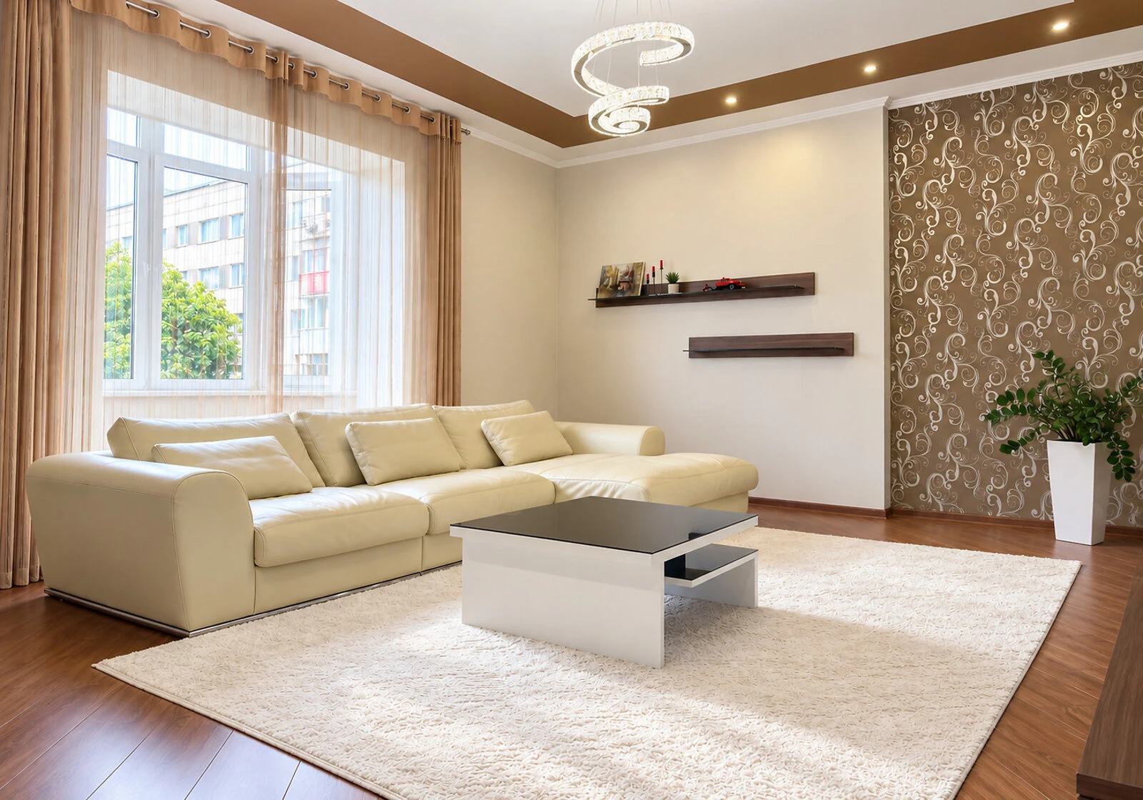 3-комнатная квартира, Новый свет: укрытие в доме, кухня 31 м² - фото 1