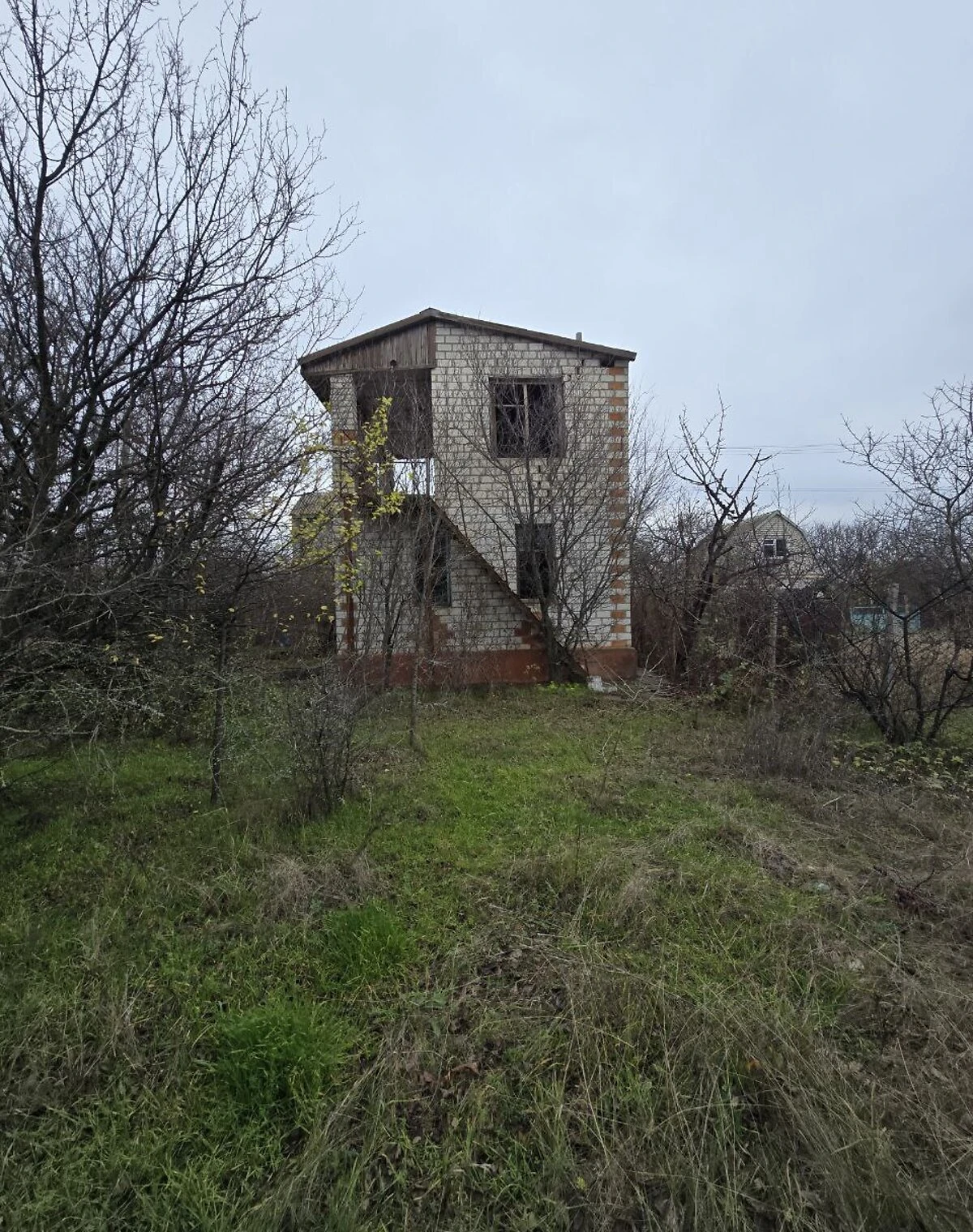 Дача, Кирьяковка: участок 4 сотки, шиферная крыша