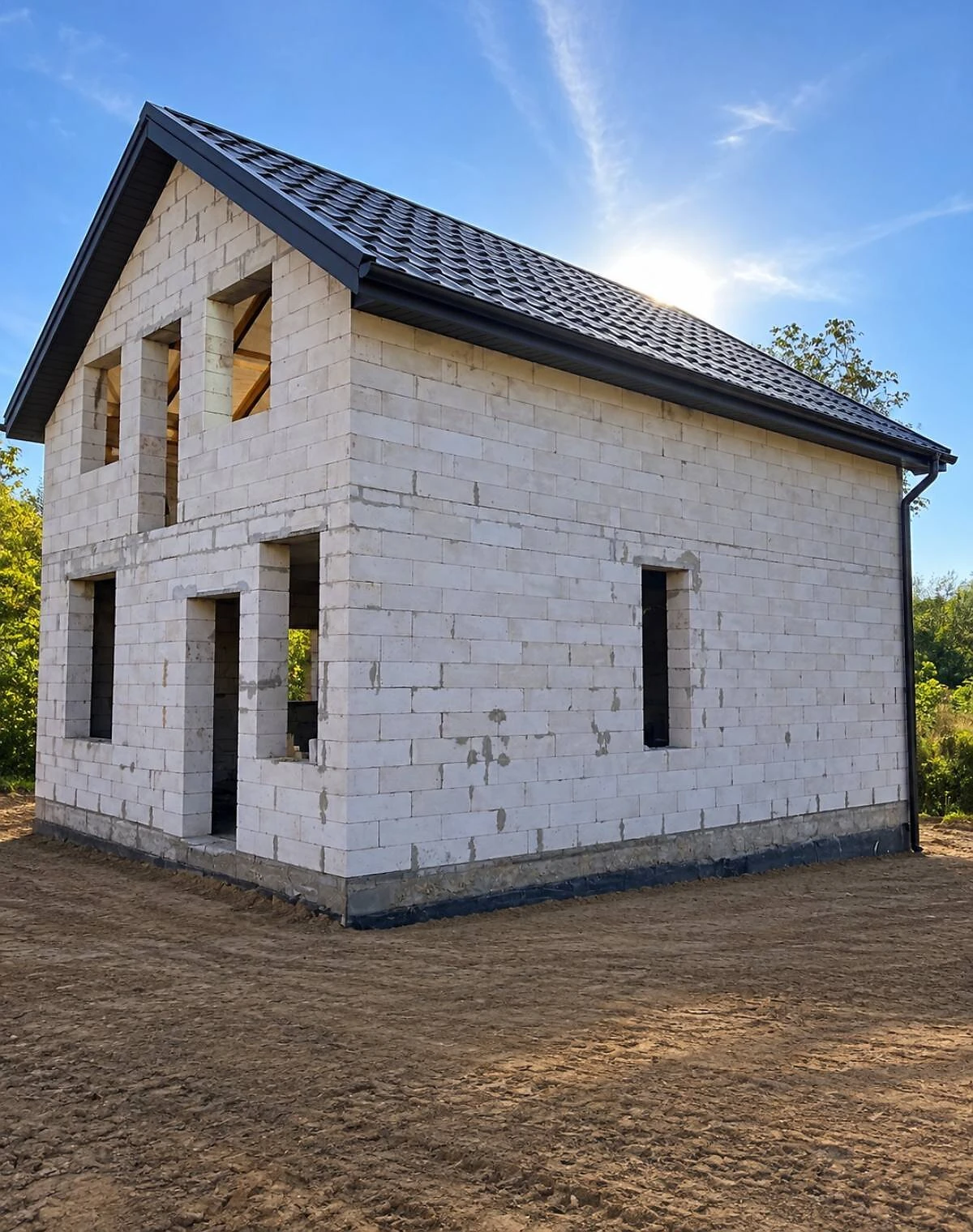 Будинок, Лука-Мелешківська: 5 соток, тераса, коробка та дах, фото 5
