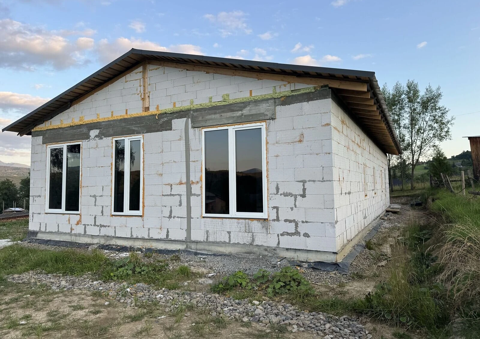 Дом, Ясиня: не использовался после постройки, газобетон, фото 5