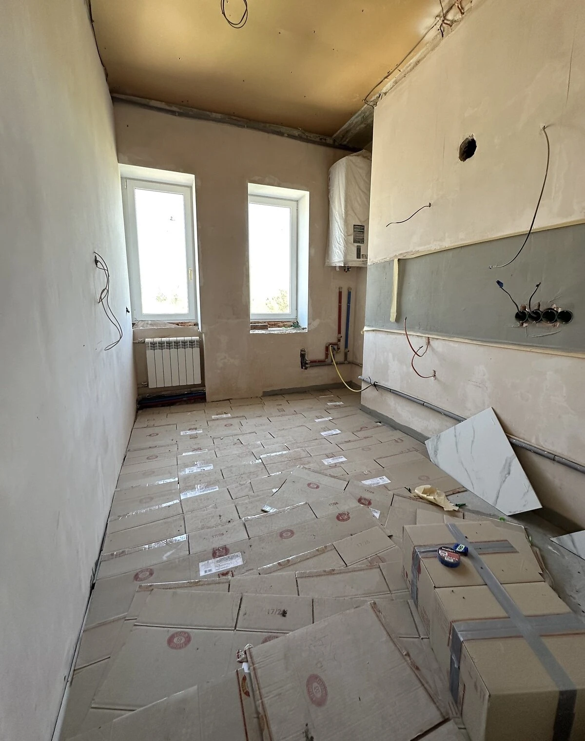 2-кімнатна квартира, Новожаново: стелі 3,5 м, цегляні стіни - фото 5