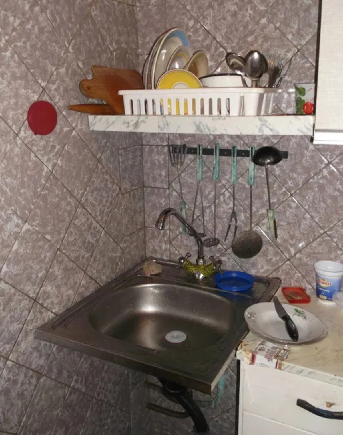 1-кімнатна квартира, Полтава: внутрішній двір, без оздоблення, фото 5
