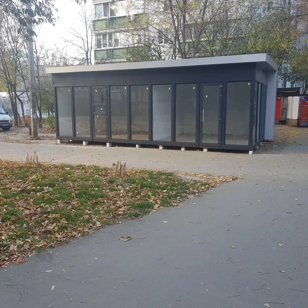 Павільйон, Салтівський: прохідне місце, ламіновані стіни з ДСП, фото 5