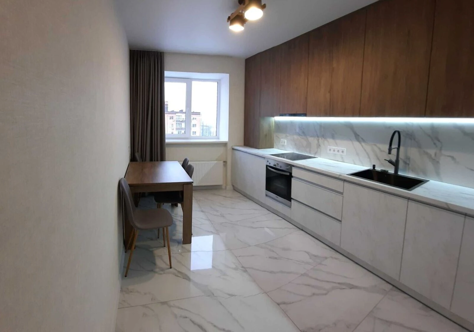 1-кімнатна квартира, Робоча: останній поверх, кухня 10 м² - фото 1
