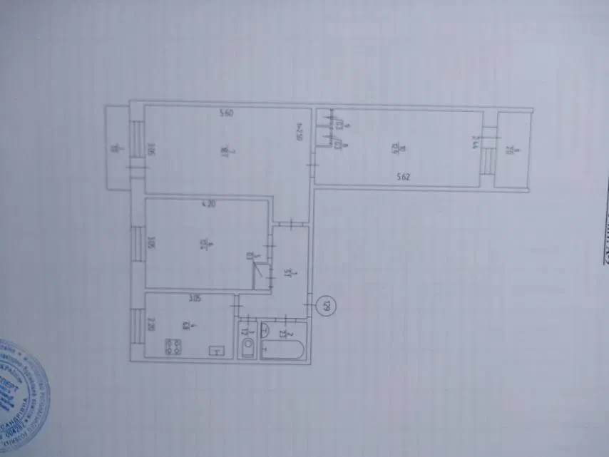 3-кімнатна квартира, Покровський: нова сантехніка, без боргів