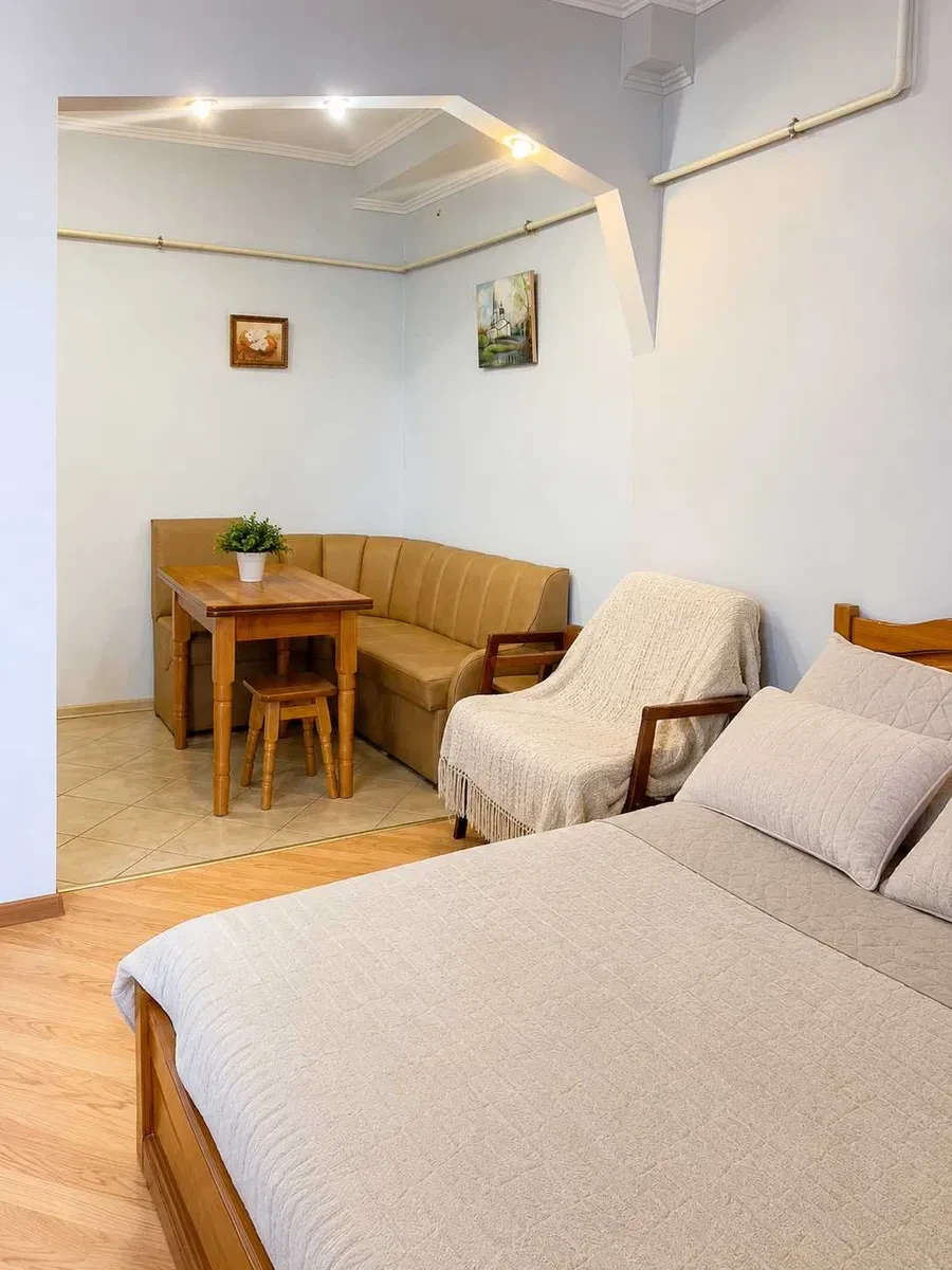1-комнатная квартира, Петропавловская Борщаговка: двор 57,4 м², фото 5