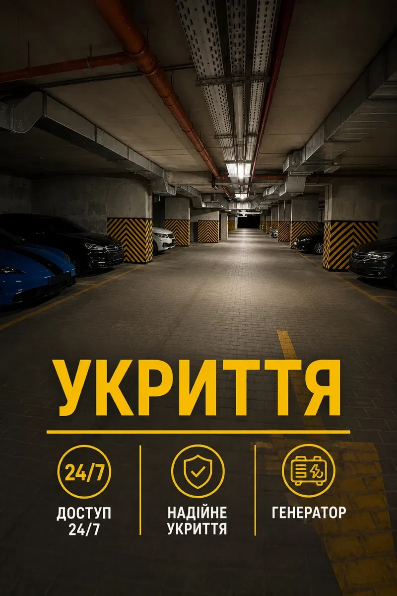 Паркомісце у ЖК Софіївські Липки: підземний паркінг, генератор - фото 3