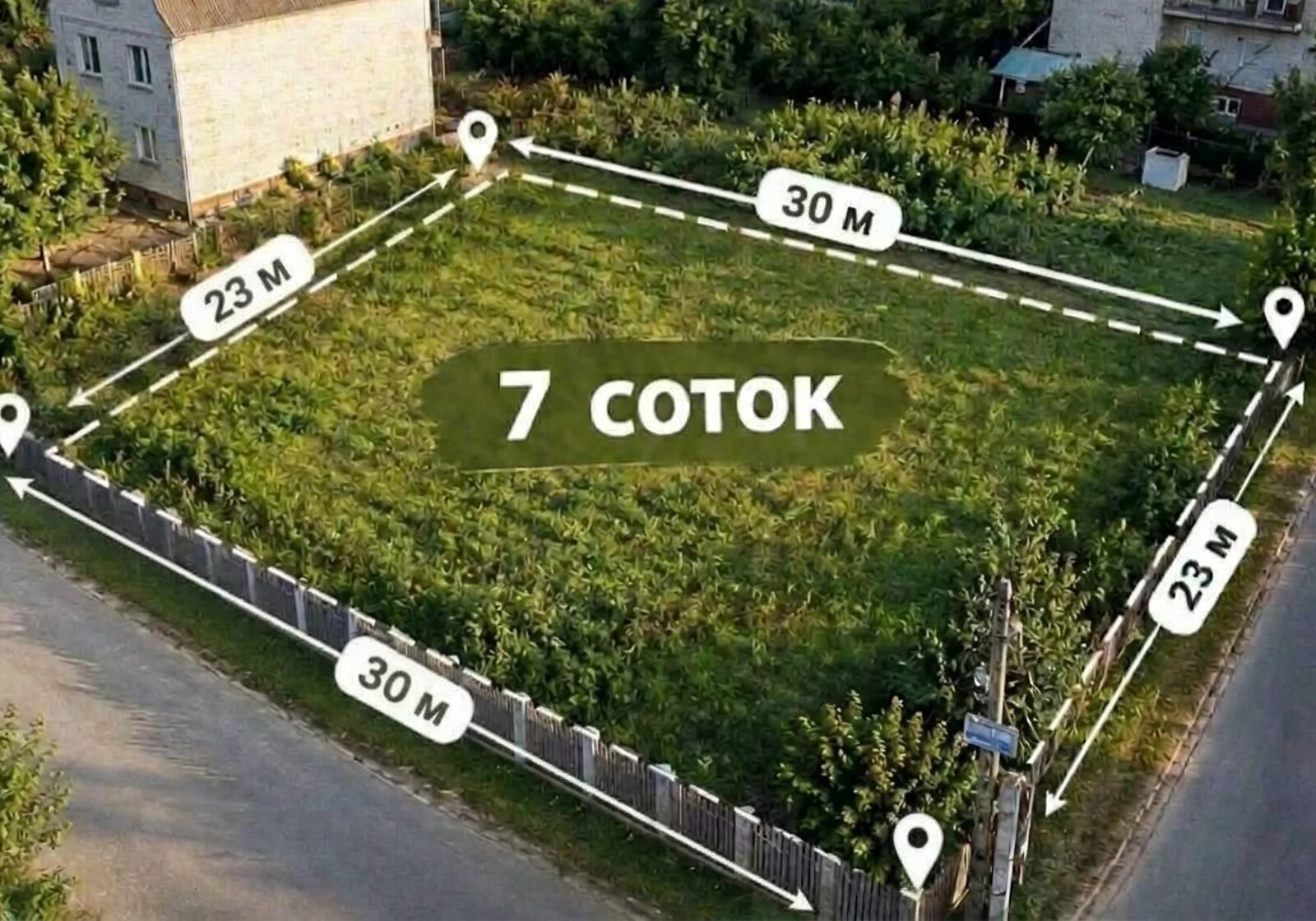 Ділянка 6.9 соток, Агрономічне: під житлову забудову, рівнинна - фото 1