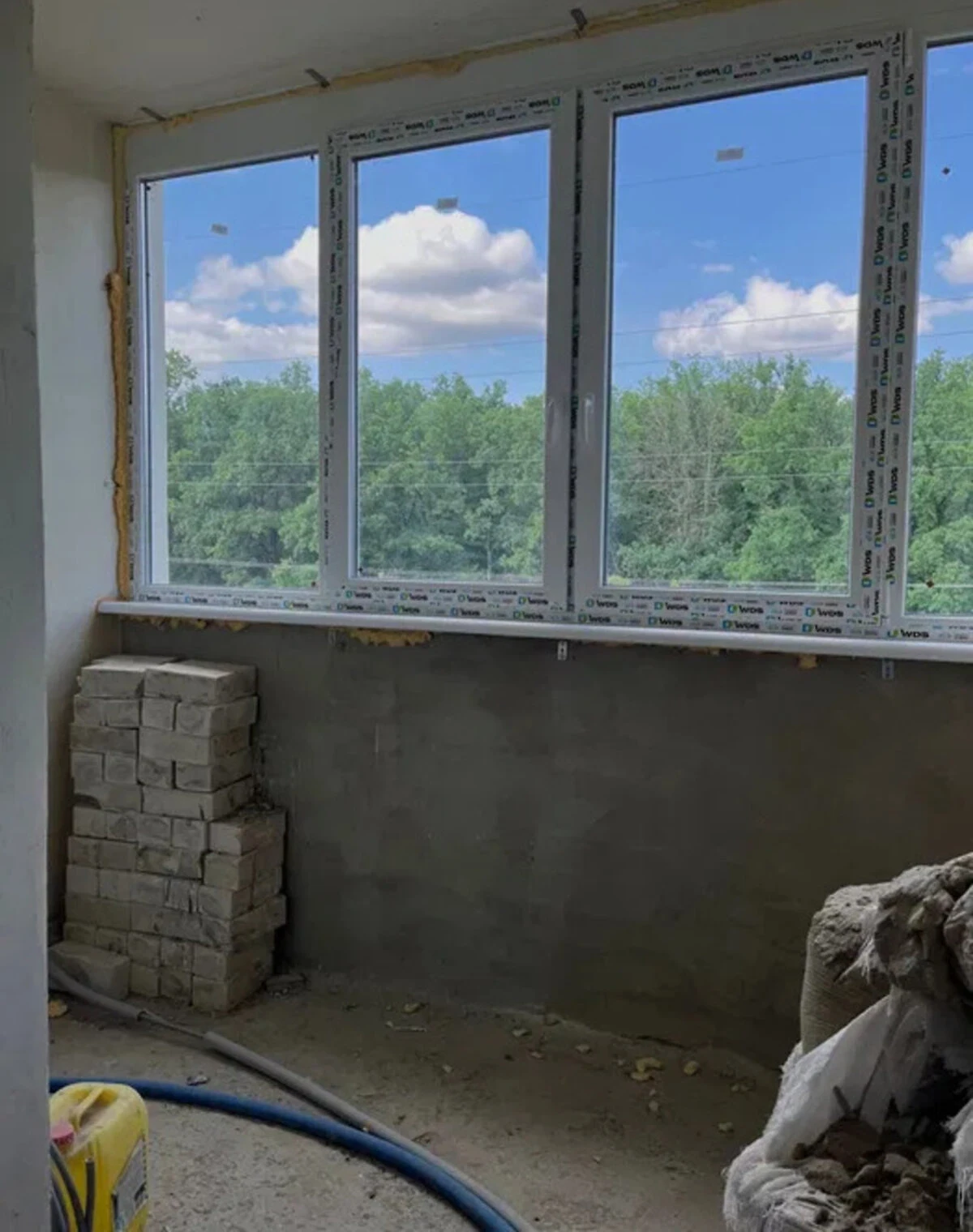 1-кімнатна квартира, Олексїївка: будинок 2021 року, балкон - фото 2