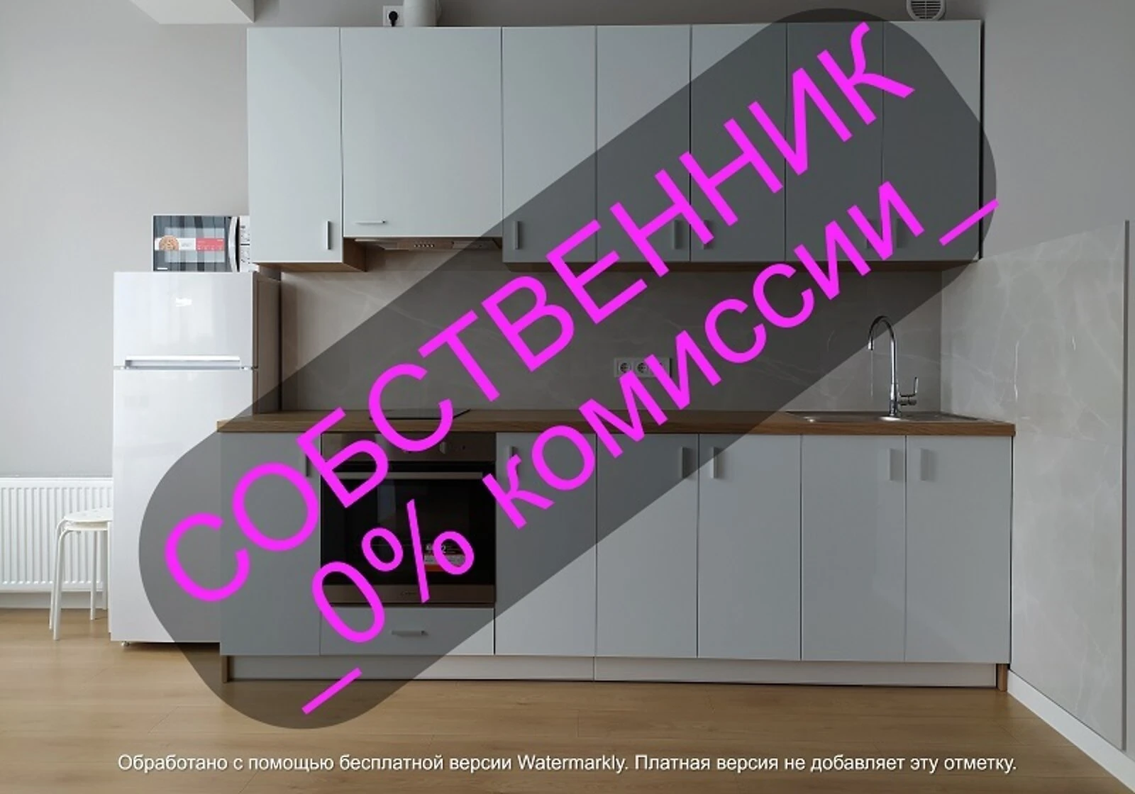 1-кімнатна квартира, Парк Л.Глоби: кухня-студія, опалення без світла - фото 1