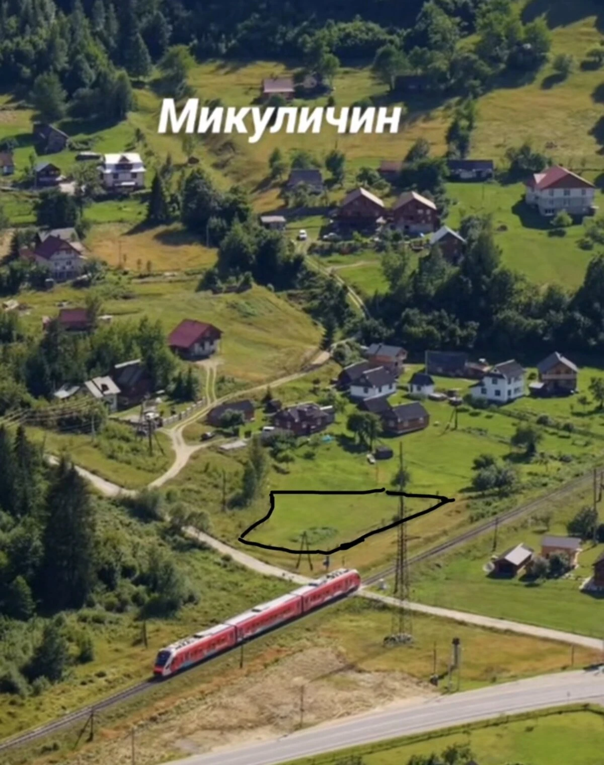 Ділянка 14.5 соток, Микуличин: біля гір, під житлову забудову, торг - фото 1
