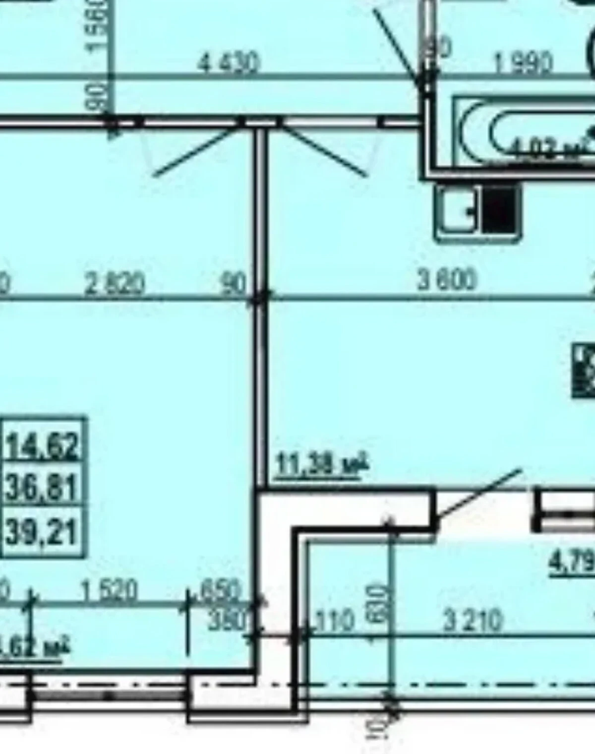 1-комнатная квартира, Салтовский: новостройка, сдача в 2026, фото 3