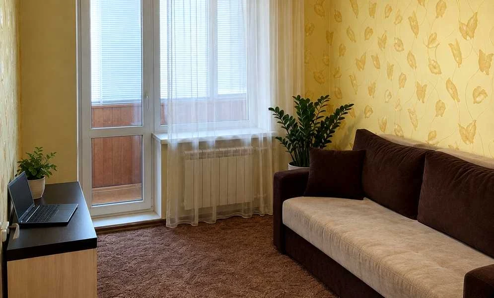 1-кімнатна квартира, Оболонський: засклений балкон, метро Мінська - фото 2