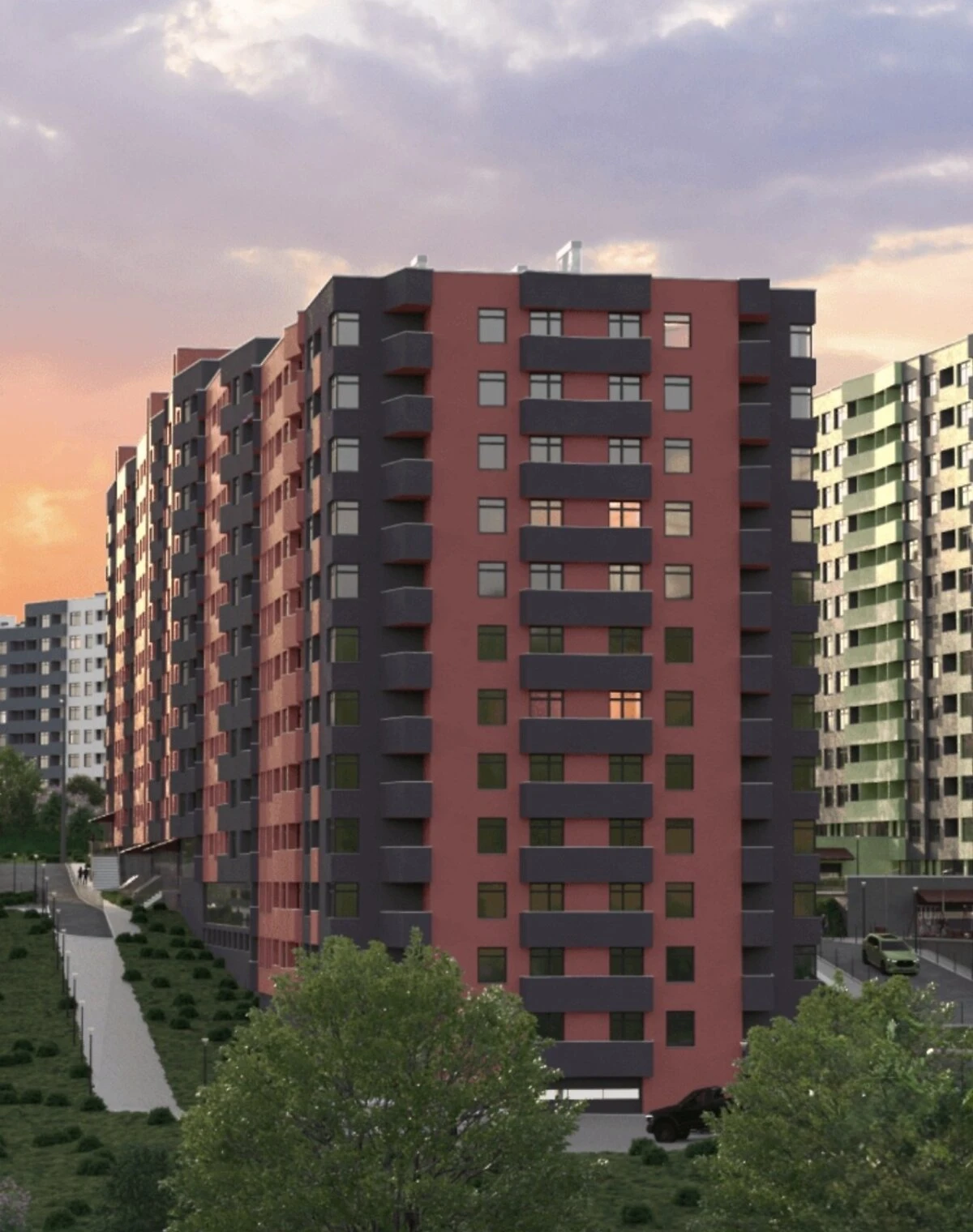 1-кімнатна квартира, Північний: новобудова, закритий двір - фото 1