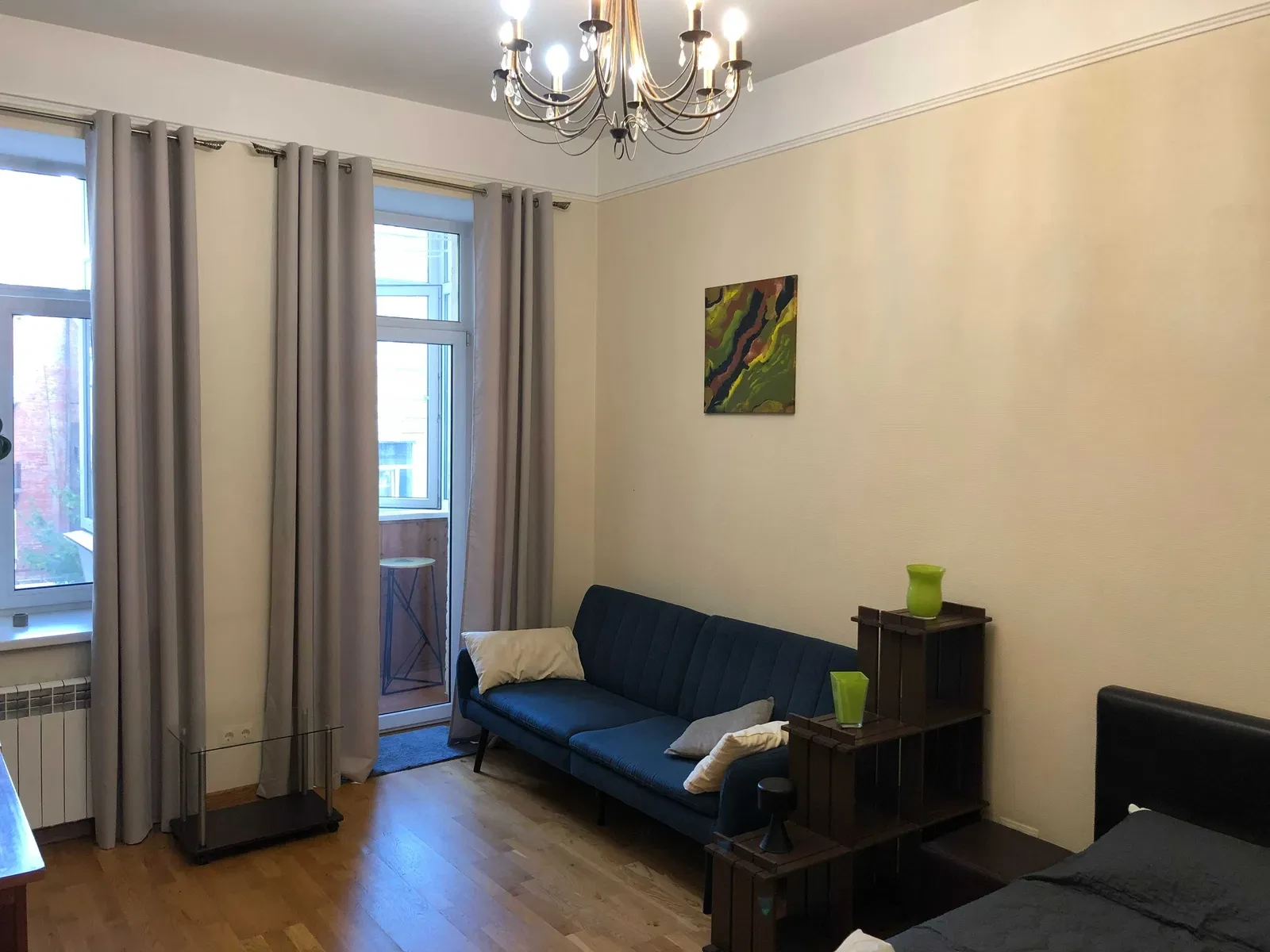 1-кімнатна квартира, Печерський: газ, 2 хв до метро Олімпійська - фото 1