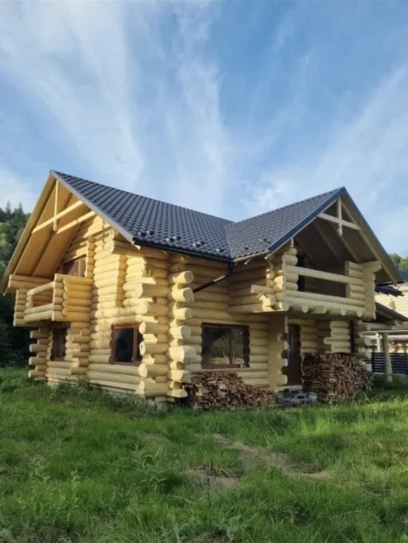 Шале, Микуличин: дикий сруб, Буковель 19 км - фото 1