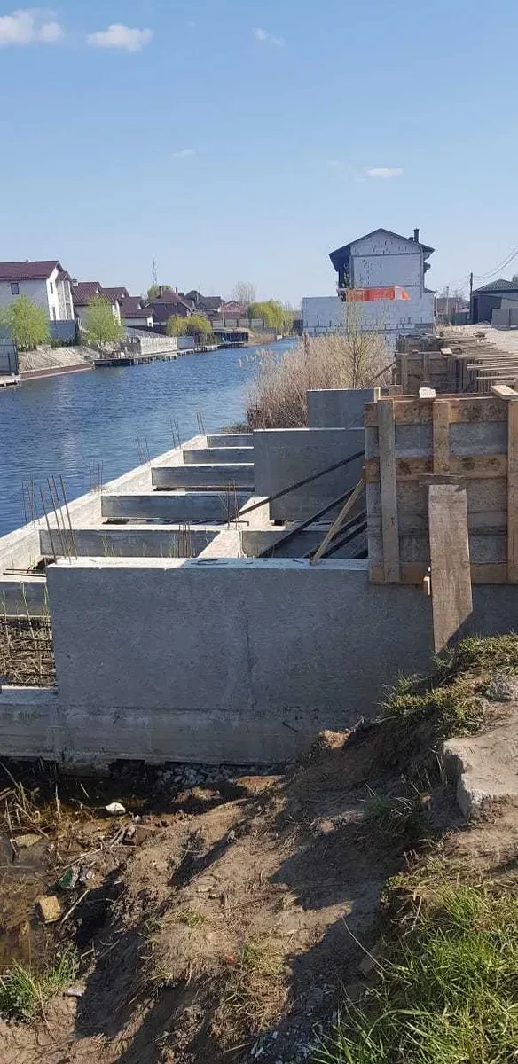 Участок 1 сотка, Обухов: выход к реке Стугна, фундамент