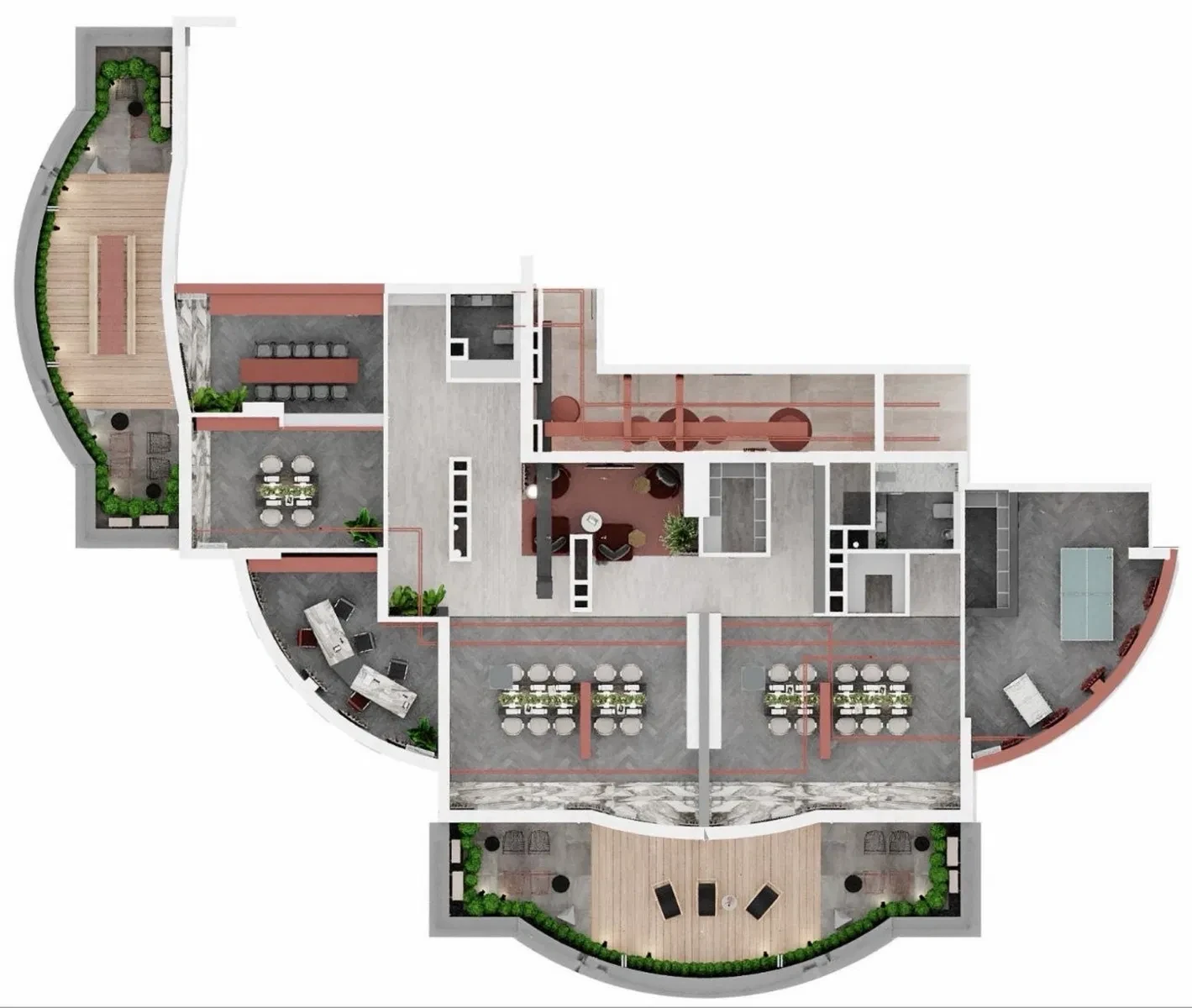 5-кімнатна квартира у ЖК Покровський Посад: авторський ремонт, кухня 25 м² - фото 1