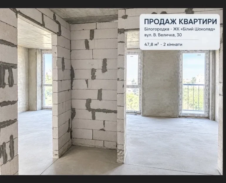 2-комнатная квартира в ЖК Білий шоколад: переуступка, закрытая территория, фото 3