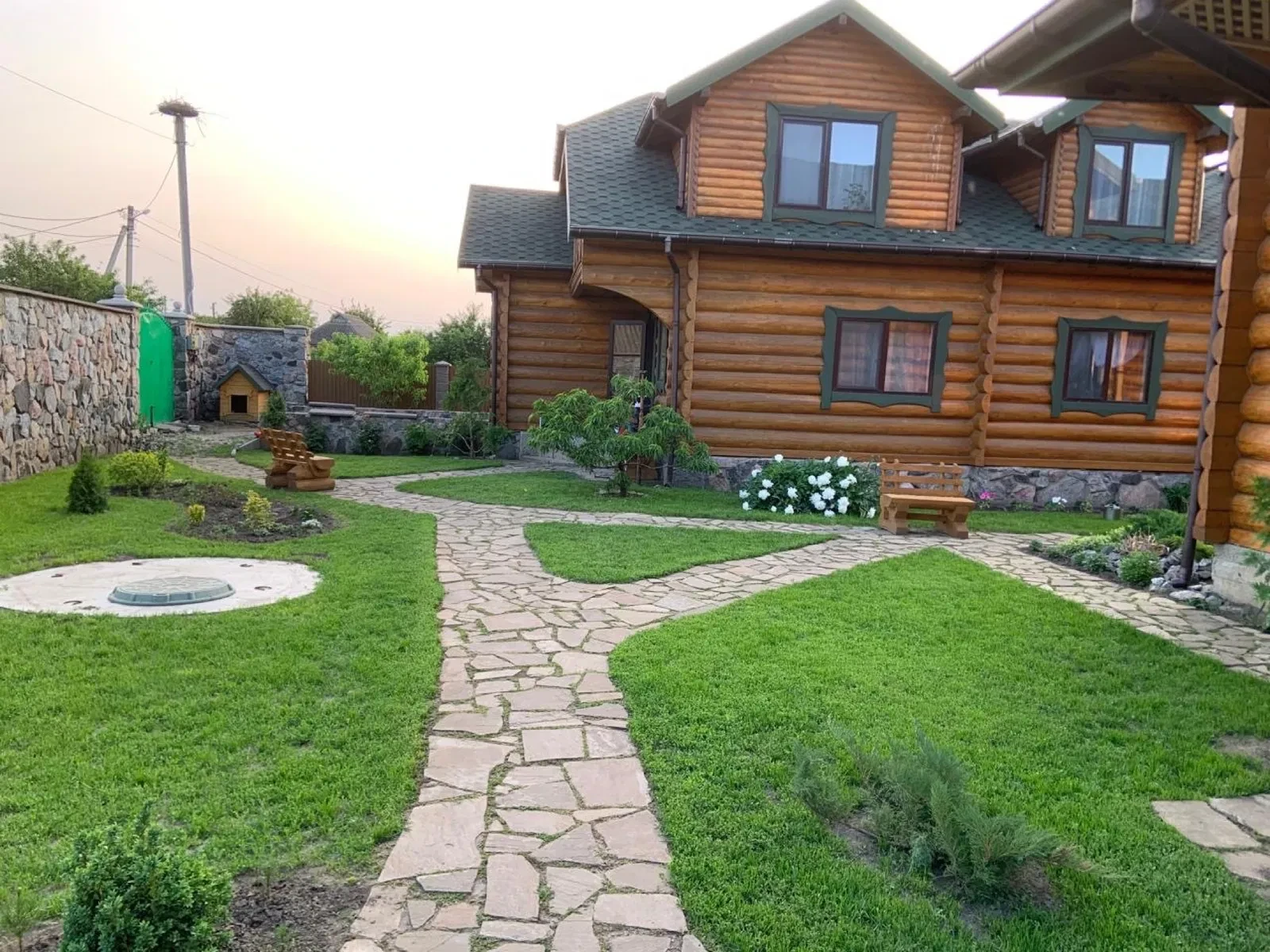 Котедж, Миргород: три будинки, баня, гараж на два авто, фото 5