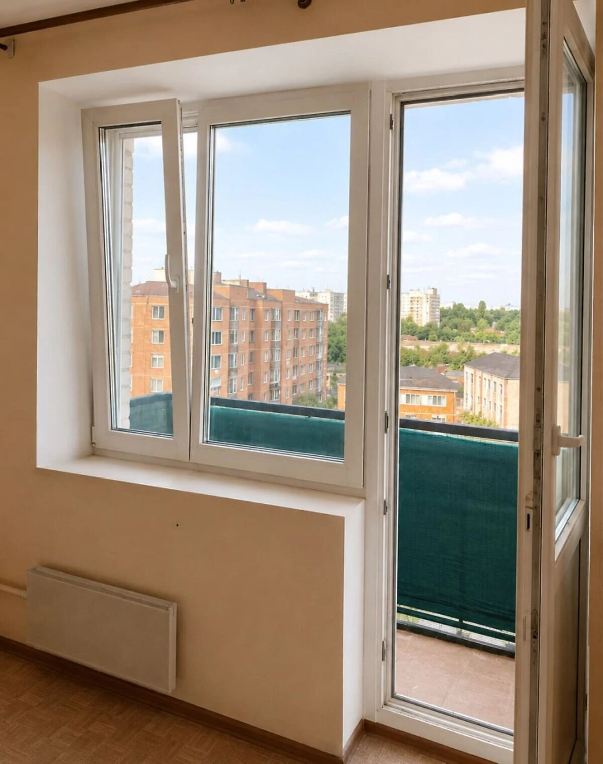 3-кімнатна квартира, Охтирка: косметичний ремонт, цегляні стіни - фото 3