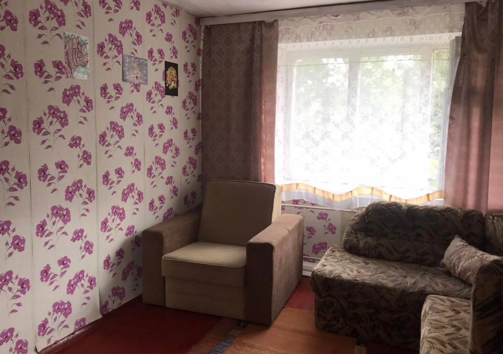 Комната, Центр: косметический ремонт, бойлер