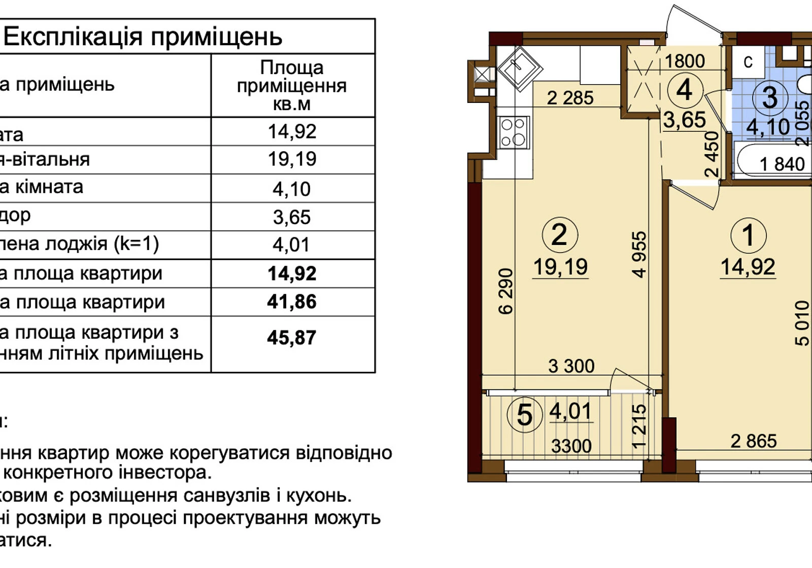 1-кімнатна квартира, Виноградар: резервне живлення, опалення без світла - фото 3