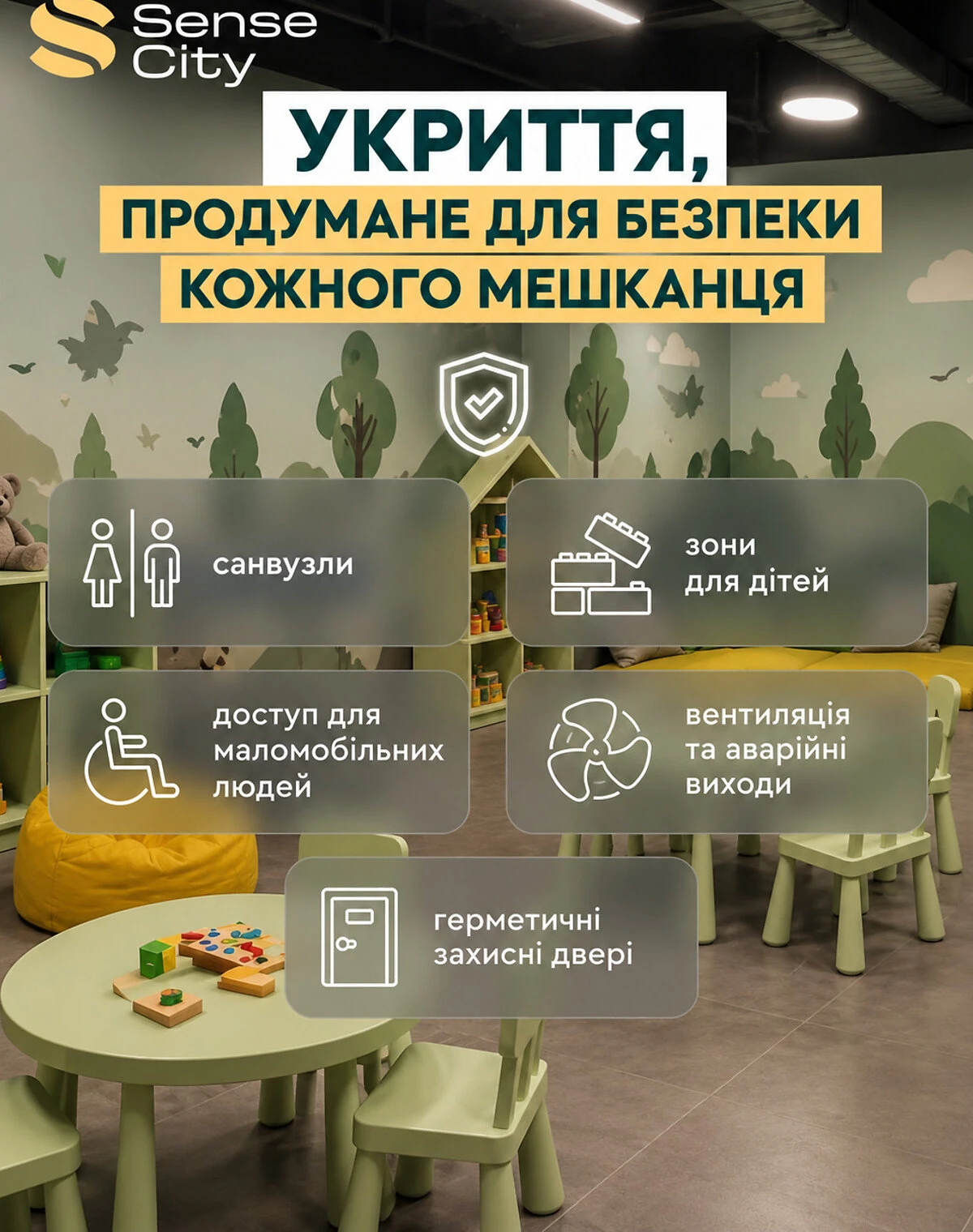 1-кімнатна квартира, Софіївська Борщагівка: укриття, здача у 2026, фото 5