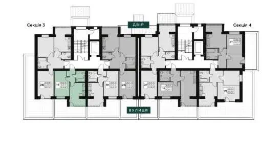 1-кімнатна квартира у ЖК Millennium Park: тераса 17,2 м², укриття в будинку - фото 4