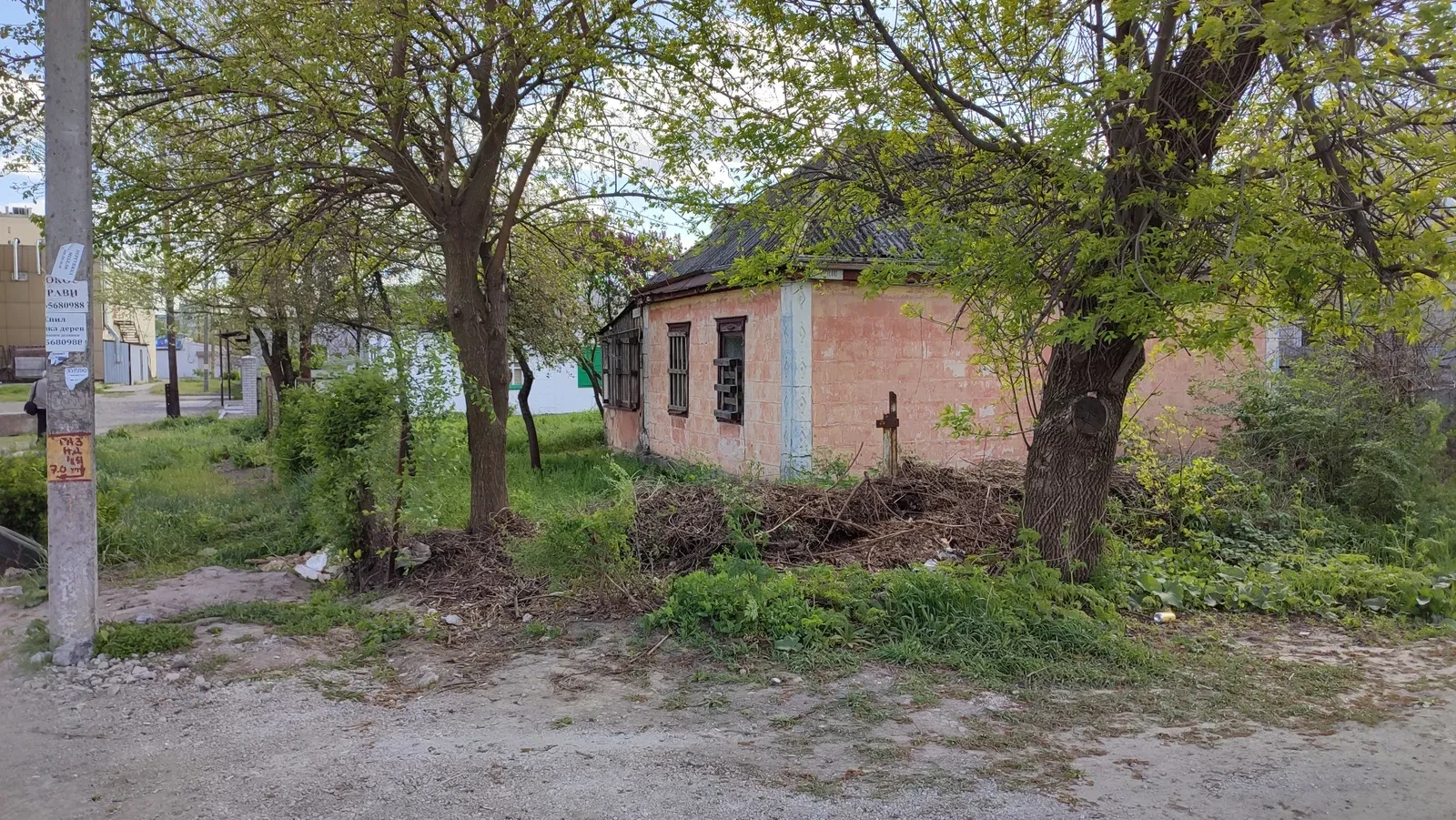 Ділянка 5.5 соток, Самар: червона лінія, кутова, будинок - фото 4