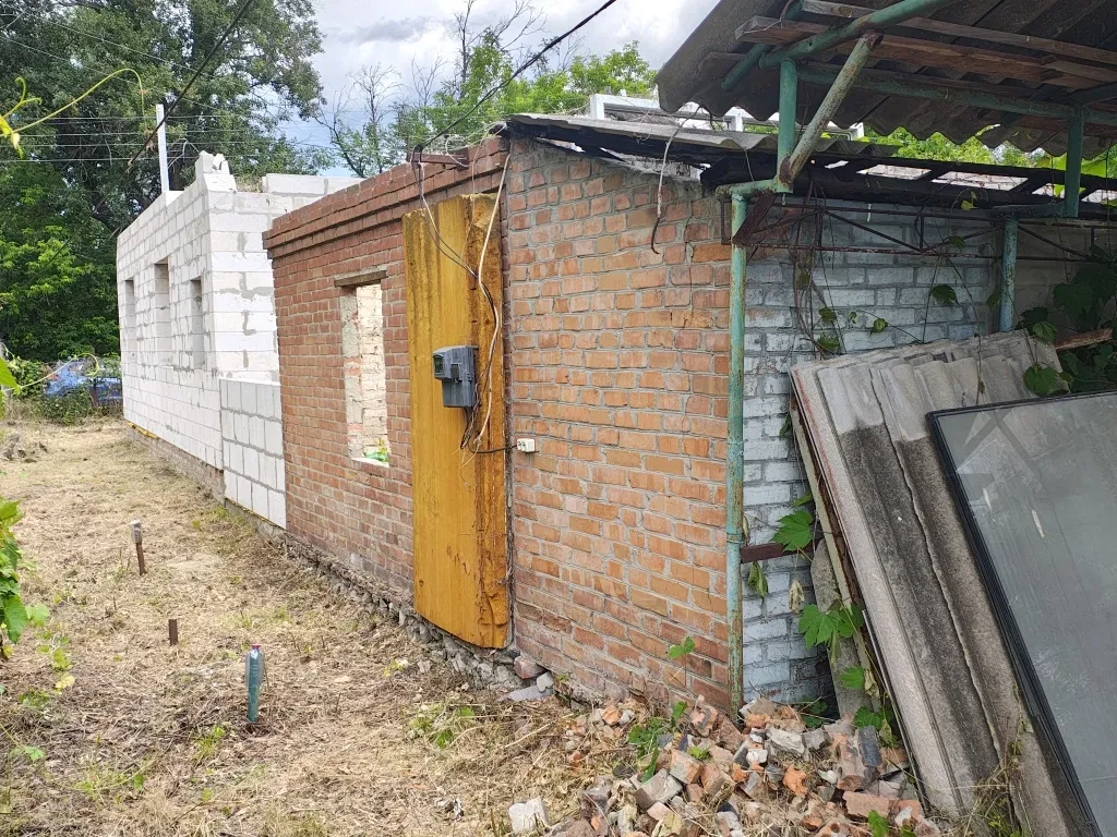 Дом, Воронина (Затишный): недострой 10×12 м, 7 соток, обмен, фото 5