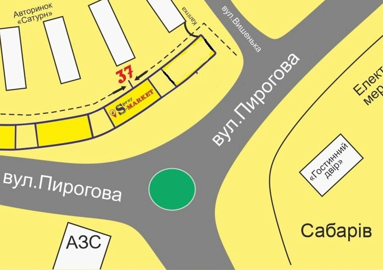 Приміщення, Електромережа: фасадне, під магазин, під охороною - фото 1