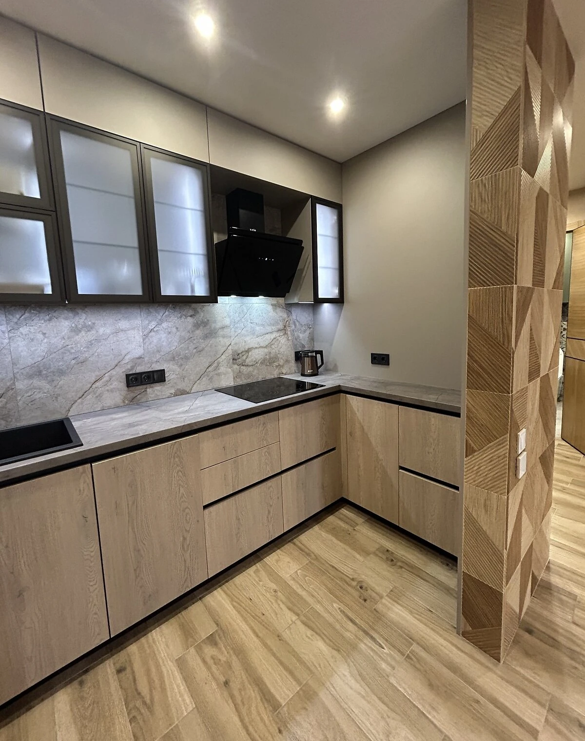 1-кімнатна квартира, Виноградар: кухня-студія, дизайнерський ремонт, фото 5