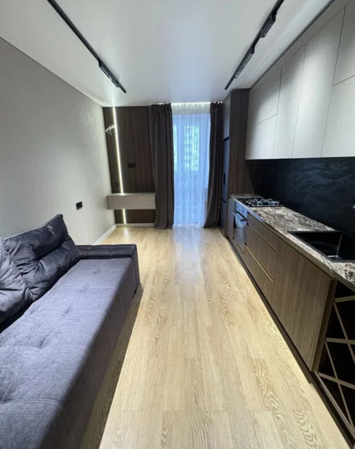 2-комнатная квартира, Поселок Герцена: кухня 15 м², фото 5