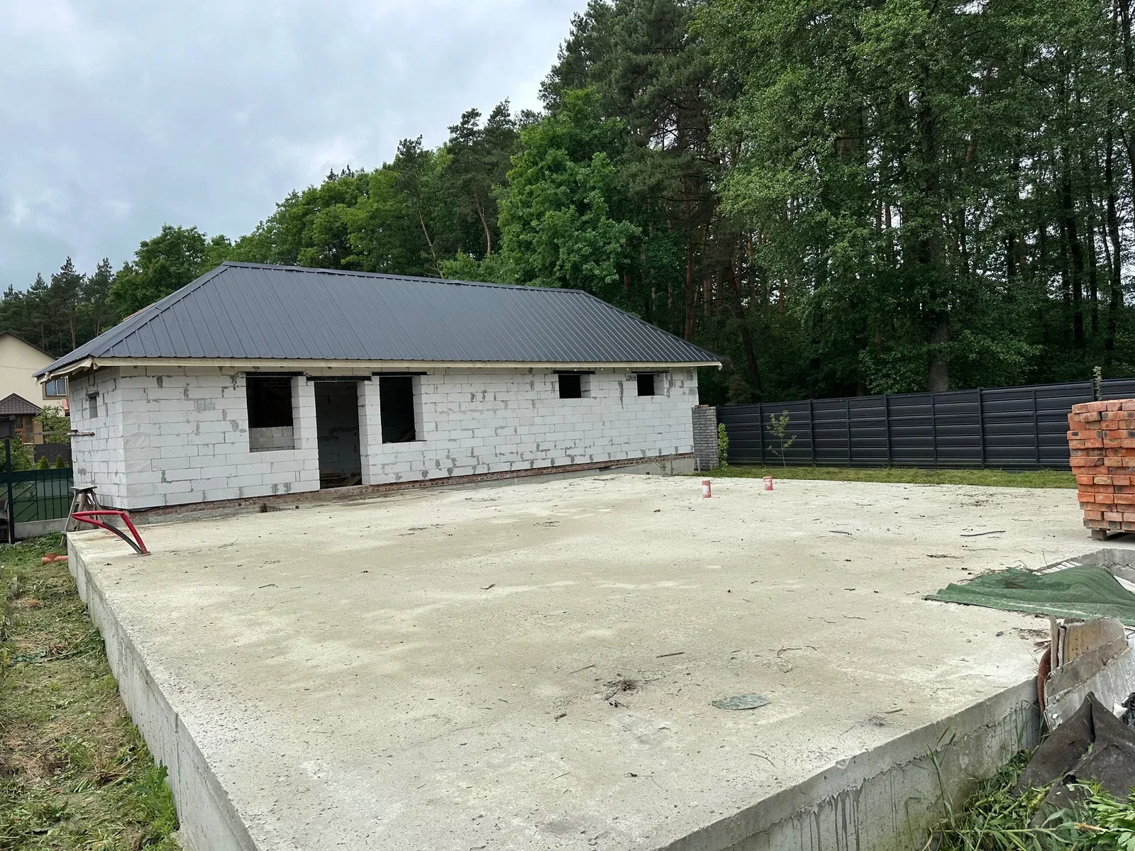 Ділянка 6 соток, Жабка: будинок, фундамент 112 м², біля Луцька