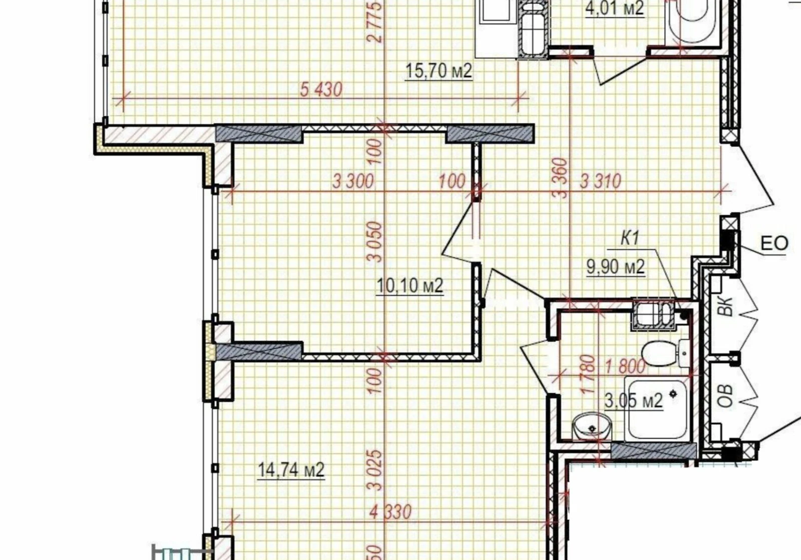 2-кімнатна квартира, Феофанія: новобудова 2025 року, закритий двір, фото 3