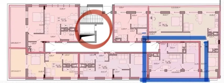 1-кімнатна квартира у ЖК Family House: тераса 8,44 м², новобудова - фото 2
