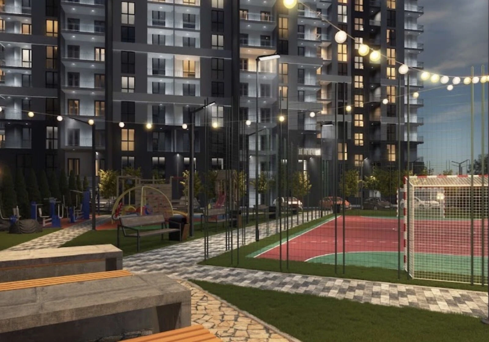 1-кімнатна квартира, Пасічна: новобудова, здача у 2026 - фото 4