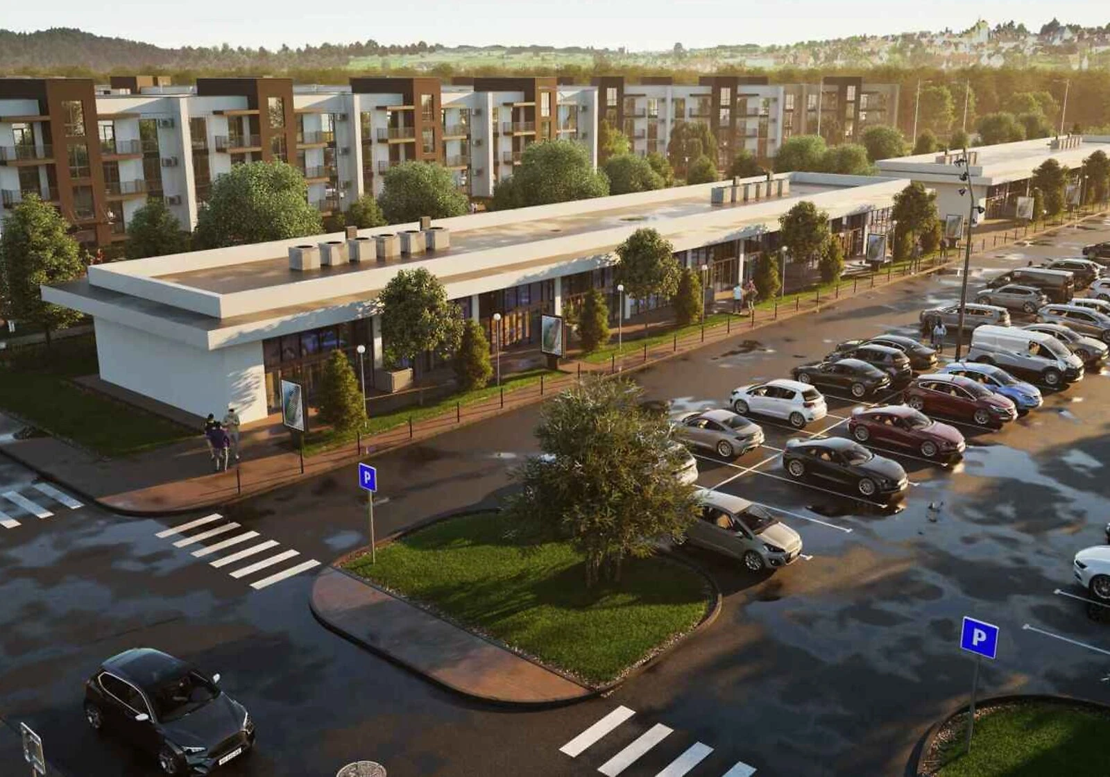 1-кімнатна квартира, Березина: закріплене паркомісце, здача в 2026 - фото 5