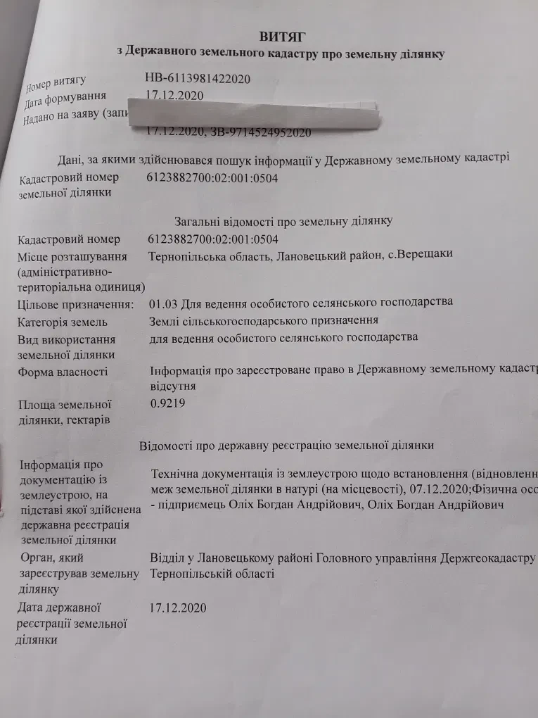 Ділянка 92 соток, Верещаки: сільськогосподарська, не в оренді - фото 3