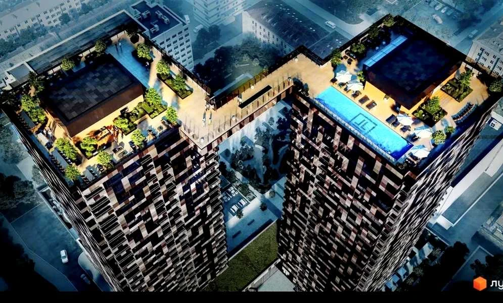 1-кімнатна квартира у ЖК Tetris Hall: окрема спальня, 2 туалети - фото 3
