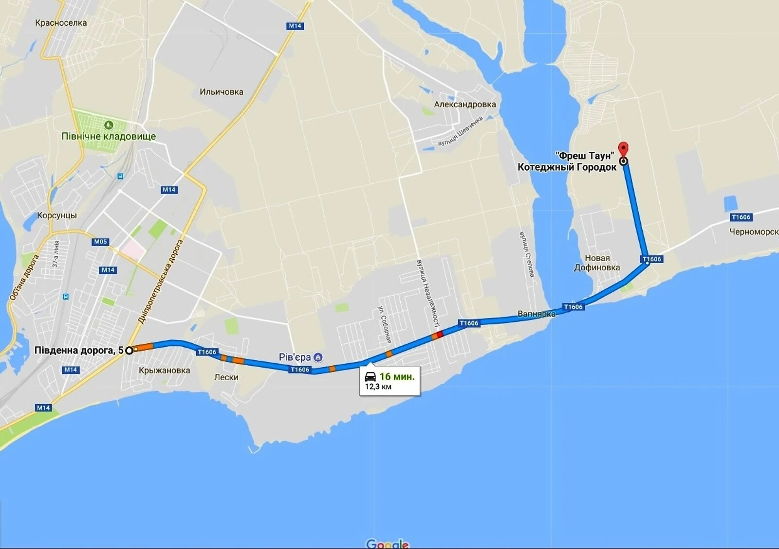 Участок 6.8 сотки, Новая Дофиновка: чернозём, вода, фото 5